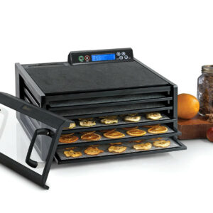 Excalibur Deluxe 5-Tray Dehydrator with Timer and Clear Door