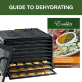 Excalibur Deluxe 9-Tray Dehydrator with Timer and Clear Door, 3926TCDB